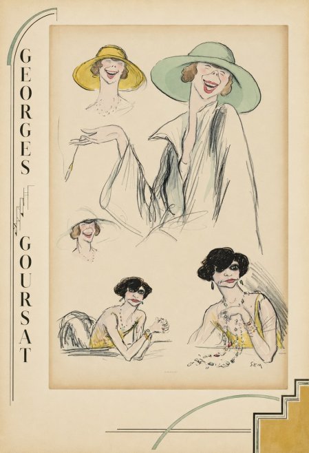 Georges Goursat Elegant Parisian Caricatures No2 - Poszter