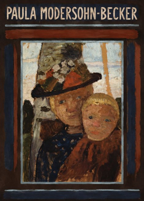 Paula Modersohn-Becker Mother and Child with Hat No5 - Poszter