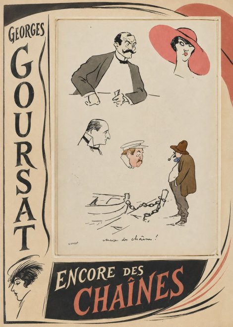 Georges Goursat Encore Des Chaînes! No2 - Poszter