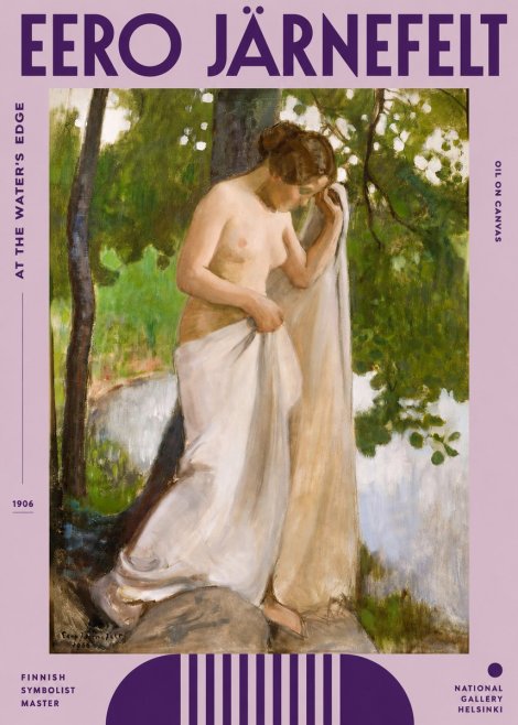 Eero Järnefelt At the Water's Edge No2 - Poszter