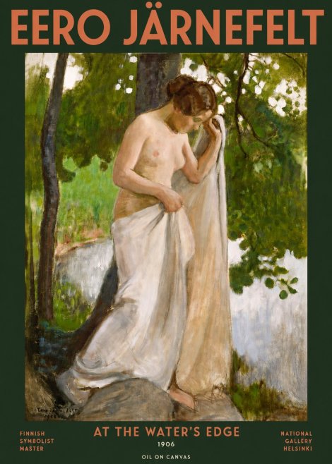 Eero Järnefelt At the Water's Edge No3 - Poszter