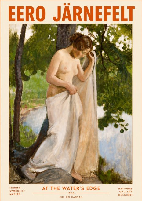 Eero Järnefelt At the Water's Edge No4 - Poszter
