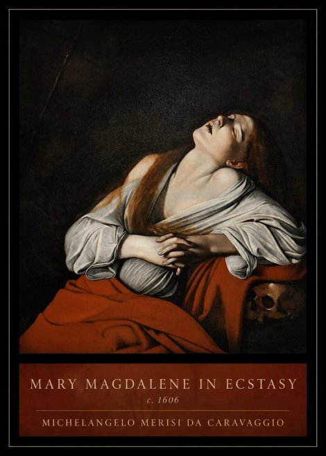 Michelangelo Merisi da Caravaggio Mary Magdalene in Ecstasy No3 - Poszter
