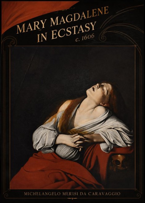 Michelangelo Merisi da Caravaggio Mary Magdalene in Ecstasy No6 - Poszter