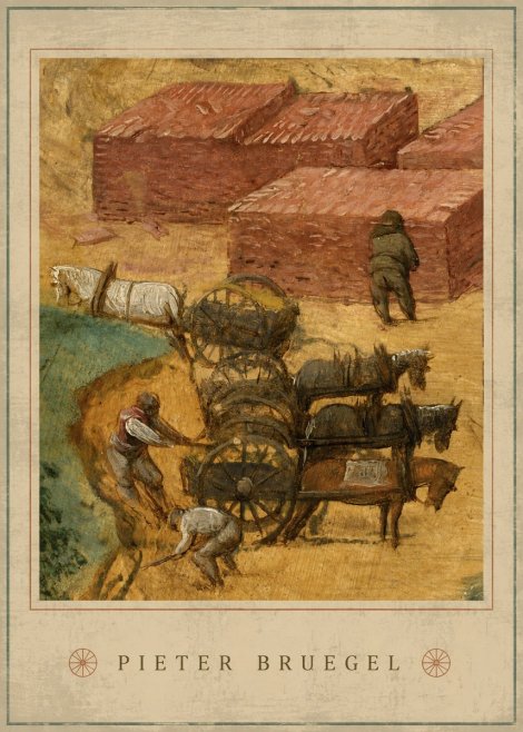 Pieter Bruegel The Brickmakers No4 - Poszter