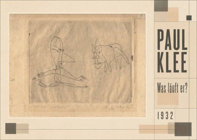 Paul Klee Was Läuft Er? No3 - Poszter