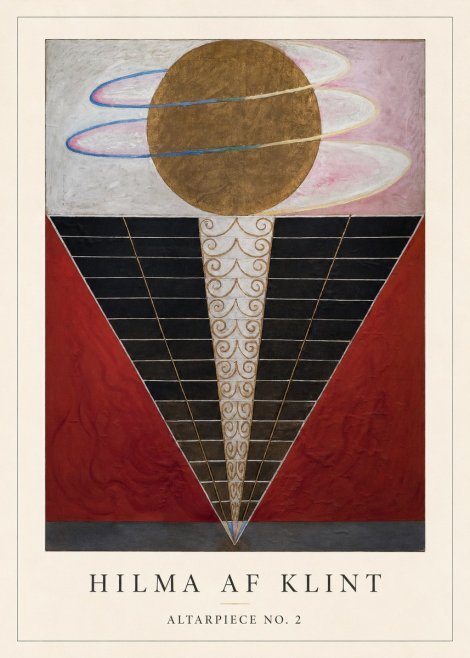 Hilma af Klint The Ten Largest, No. 1, Childhood II No4 - Poszter
