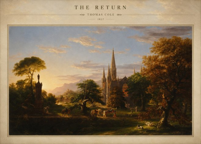 Thomas Cole The Return III No3 - Poszter