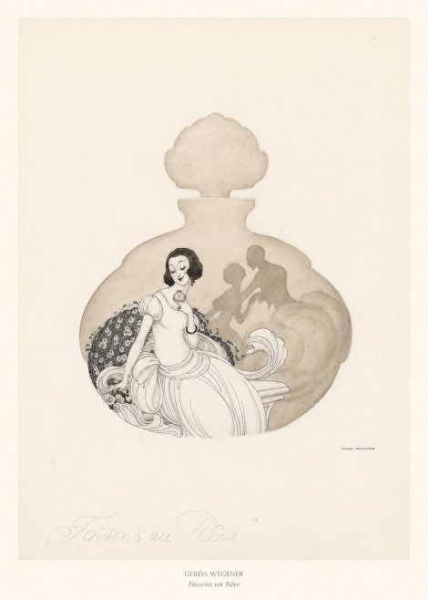 Gerda Wegener Faisons Un Rêve No6 - Poszter
