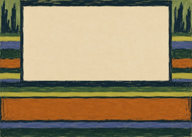Max Pechstein Art Deco Landscape Frame No4 - Poszter