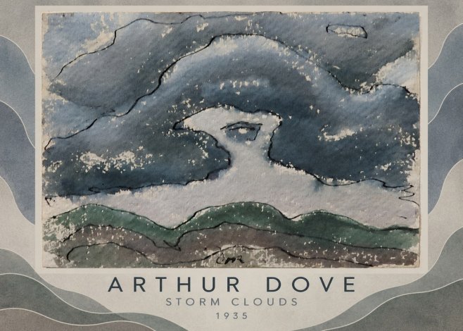 Arthur Dove Storm Clouds No1 - Poszter