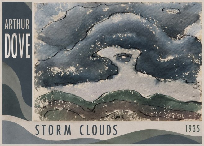 Arthur Dove Storm Clouds No2 - Poszter