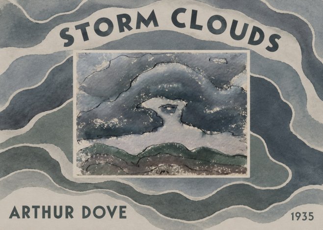 Arthur Dove Storm Clouds No5 - Poszter