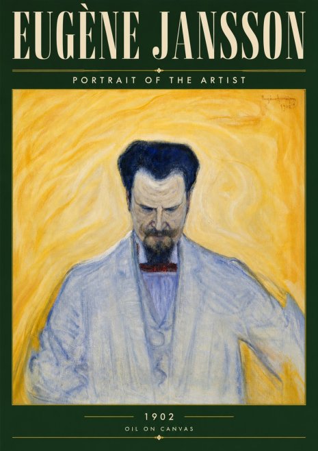 Eugène Jansson Portrait of the Artist II No5 - Poszter