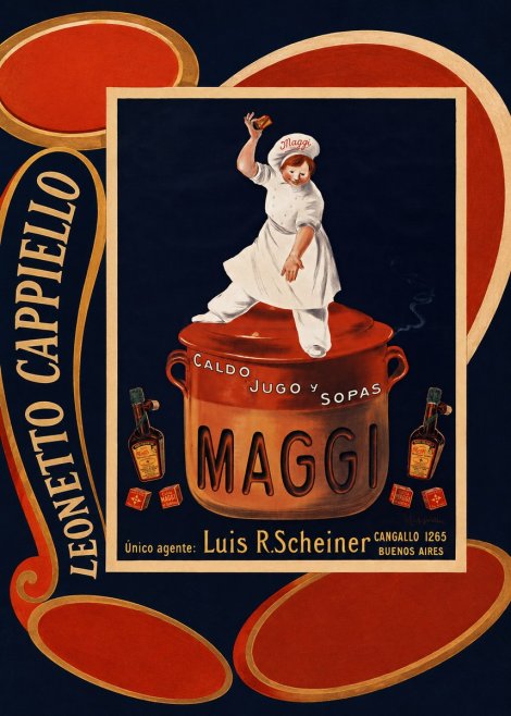 Leonetto Cappiello Maggi No4 - Poszter