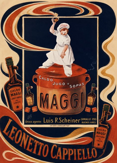 Leonetto Cappiello Maggi No6 - Poszter