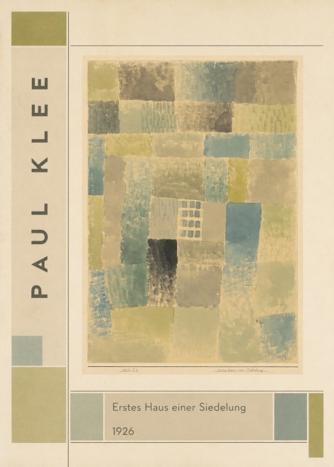Paul Klee Erstes Haus Einer Siedelung No2 - Poszter