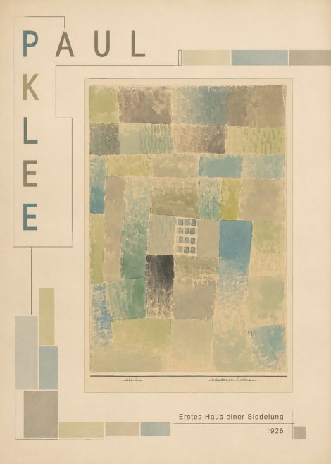Paul Klee Erstes Haus Einer Siedelung No3 - Poszter