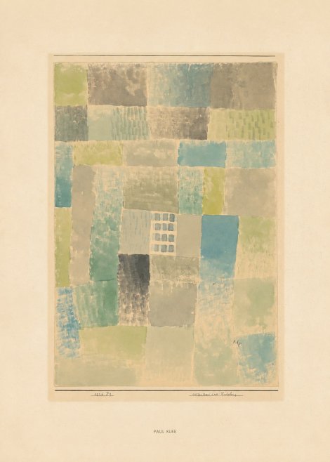 Paul Klee Erstes Haus Einer Siedelung No6 - Poszter