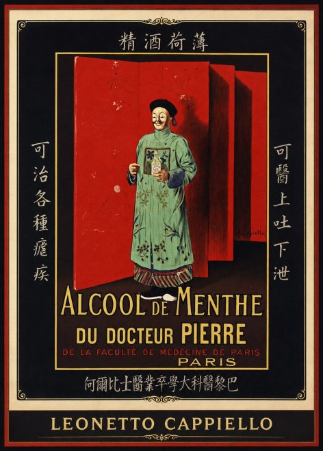 Leonetto Cappiello Alcool De Menthe Du Docteur Pierre No1 - Poszter
