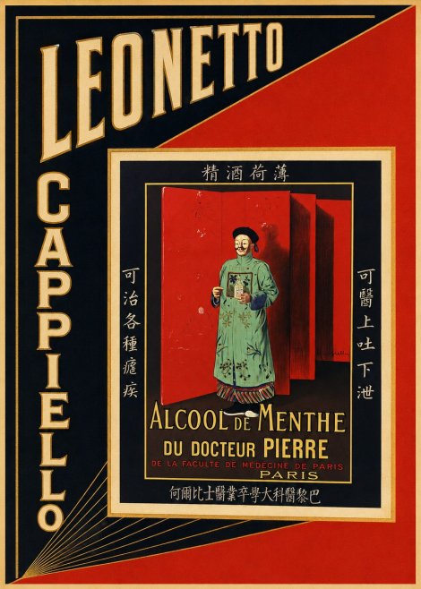 Leonetto Cappiello Alcool De Menthe Du Docteur Pierre No4 - Poszter
