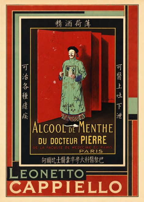 Leonetto Cappiello Alcool De Menthe Du Docteur Pierre No5 - Poszter