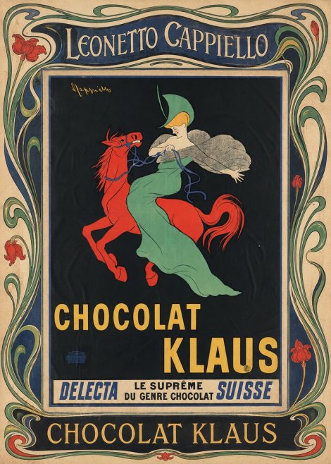 Leonetto Cappiello Chocolat Klaus III No5 - Poszter