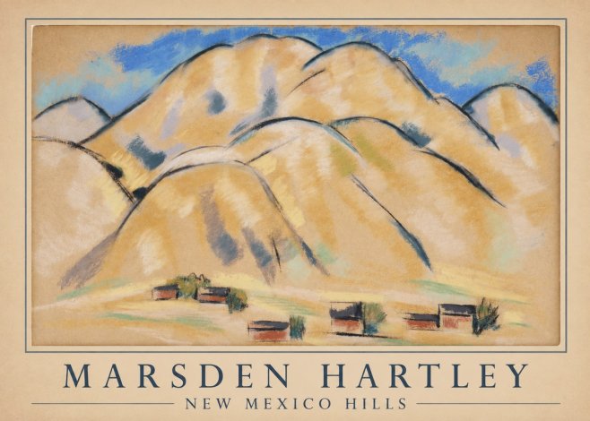 Marsden Hartley New Mexico Hills No4 - Poszter