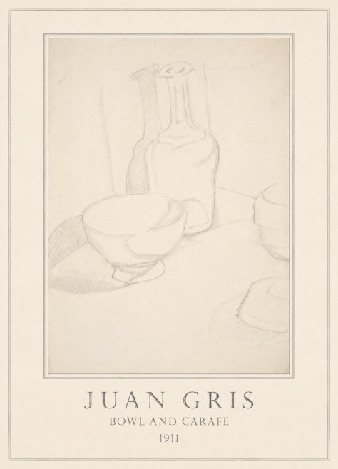 Juan Gris Bowl and Carafe No4 - Poszter