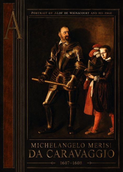 Michelangelo Merisi da Caravaggio Portrait of Alof De Wignacourt and His Page No3 - Poszter