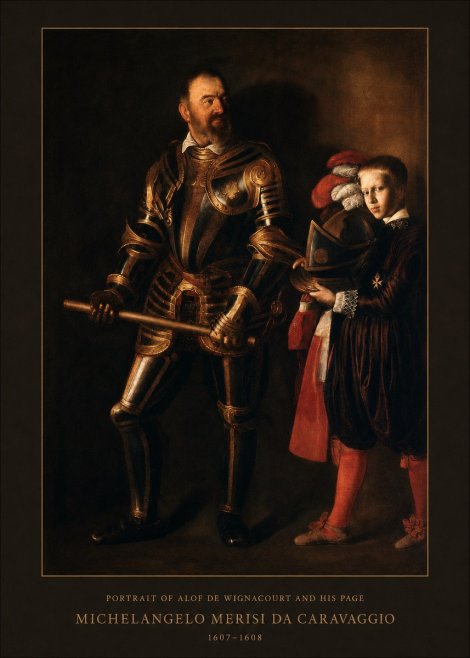 Michelangelo Merisi da Caravaggio Portrait of Alof De Wignacourt and His Page No4 - Poszter