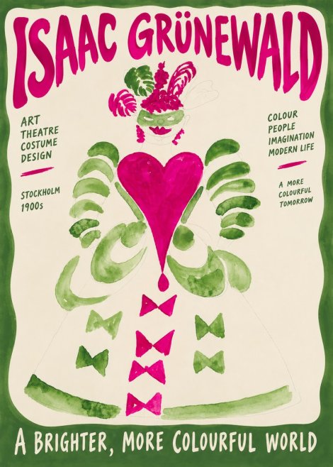 Isaac Grünewald Costume Design XVI No6 - Poszter