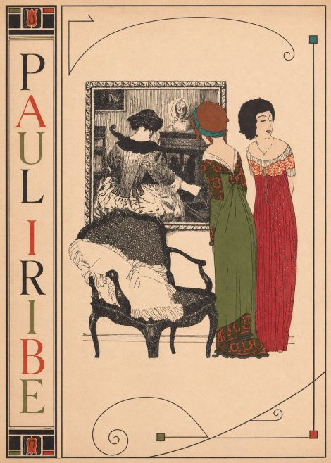 Paul Iribe Fashion Scene No2 - Poszter