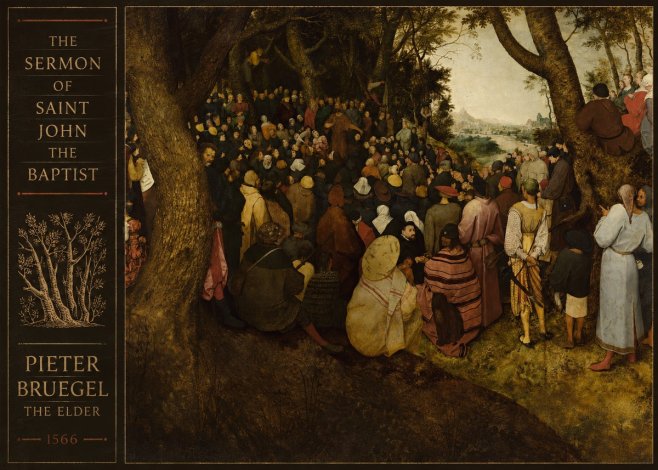 Pieter Bruegel The Sermon of Saint John the Baptist II No3 - Poszter