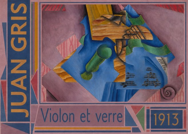 Juan Gris Violon Et Verre No2 - Poszter