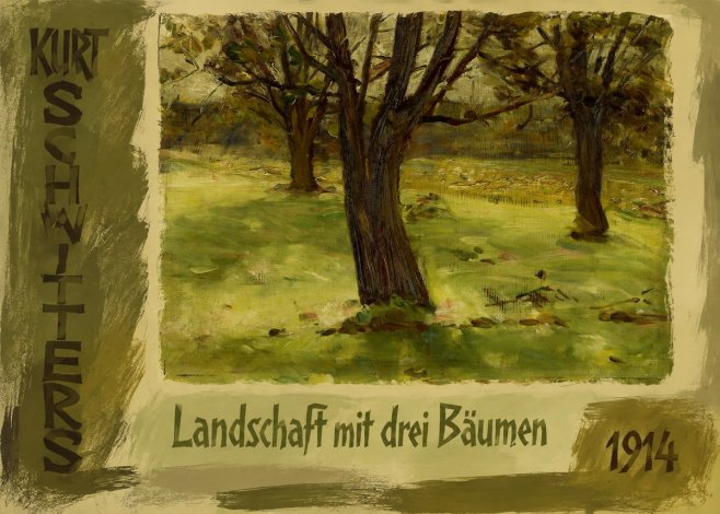 Kurt Schwitters Landschaft Mit Drei Bäumen No3 - Poszter