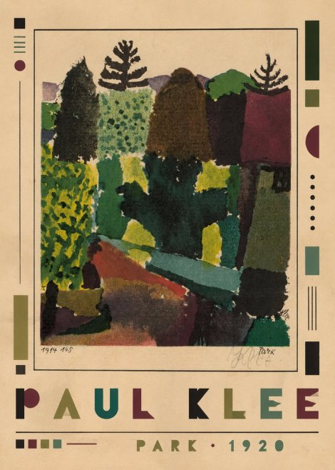 Paul Klee Park II No1 - Poszter