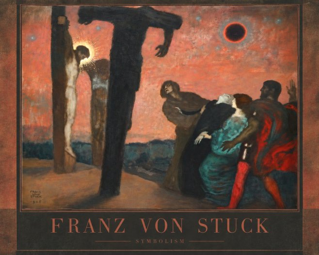Franz von Stuck Crucifixion No5 - Poszter