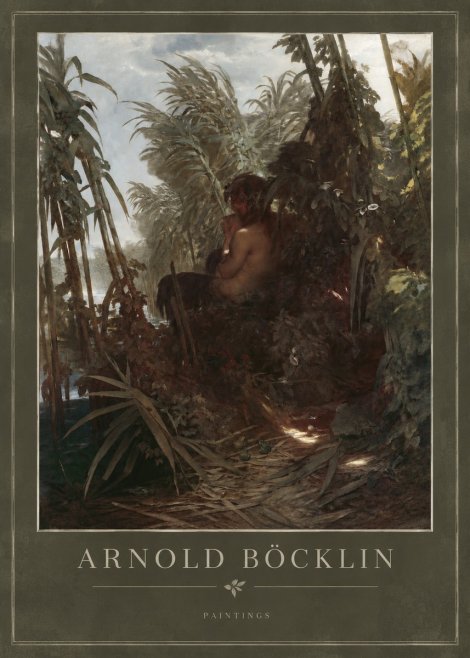Arnold Böcklin Faun Playing the Panpipes No3 - Poszter