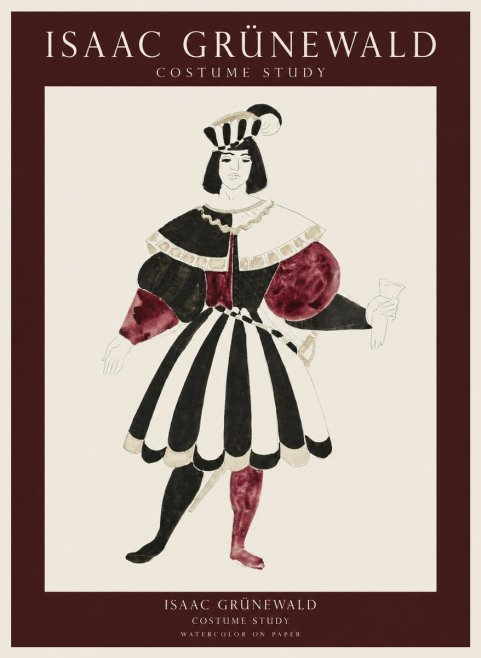Isaac Grünewald Costume Study VIII No1 - Poszter