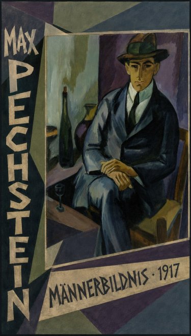 Max Pechstein Männerbildnis • 1917 No2 - Poszter