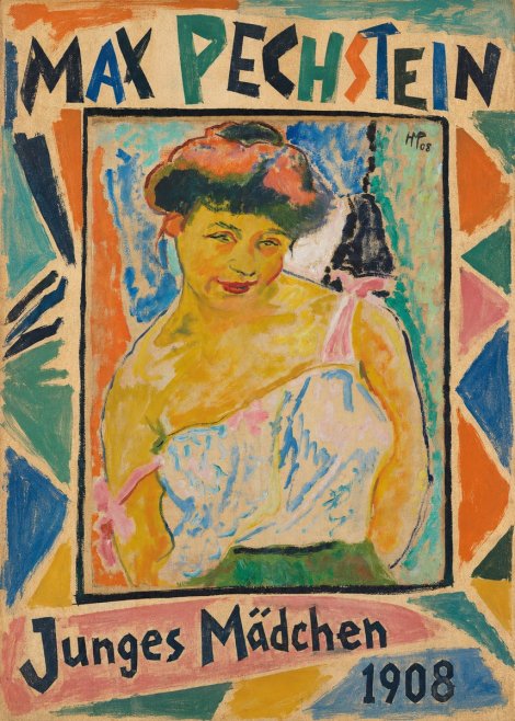 Max Pechstein Junges Mädchen No2 - Poszter