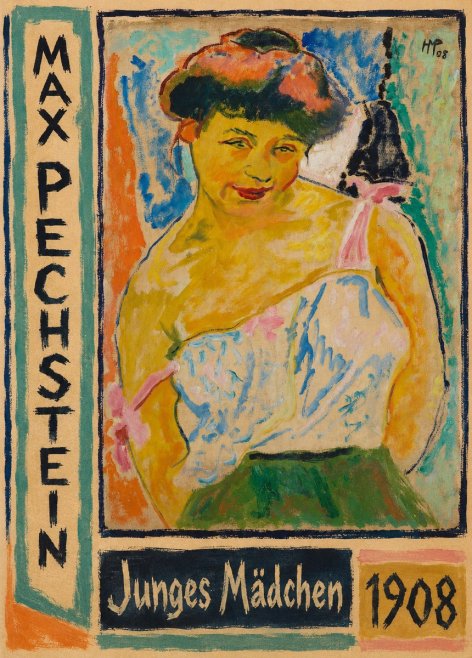Max Pechstein Junges Mädchen No3 - Poszter