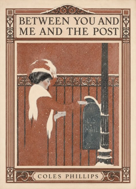 Coles Phillips Between You and Me and the Post No3 - Poszter