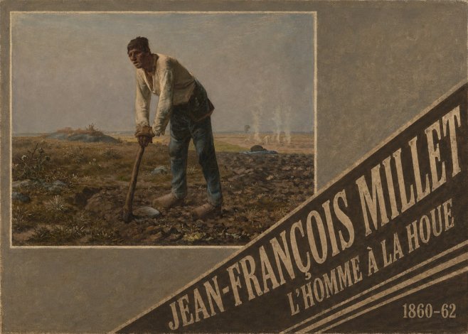 Jean-François Millet L'homme À La Houe No5 - Poszter