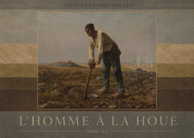 Jean-François Millet L'homme À La Houe No6 - Poszter