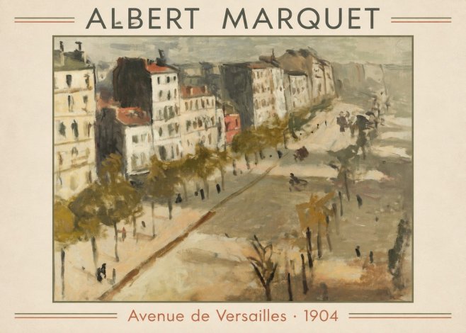 Albert Marquet Avenue De Versailles · 1904 No1 - Poszter