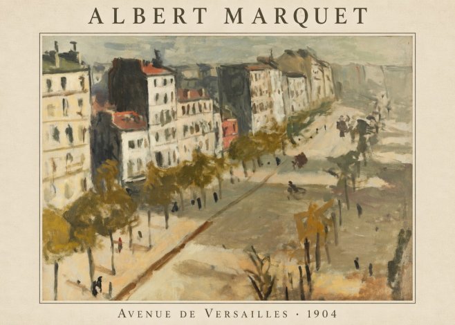 Albert Marquet Avenue De Versailles · 1904 No4 - Poszter