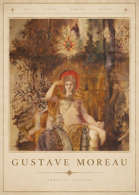 Gustave Moreau Jupiter and Semele III No4 - Poszter