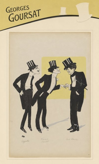 Georges Goursat Capiello, Fraxin De Crouset, Poul Hervieu No3 - Poszter
